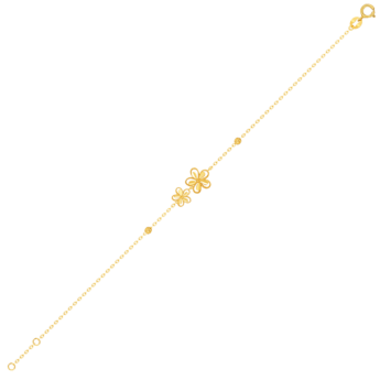 Anmol Floret 21k Gold Bracelet