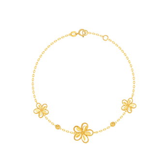 Anmol Floret 21k Gold Bracelet
