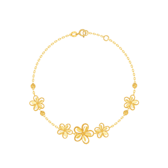 Anmol Floret 21k Gold Bracelet