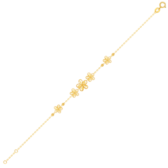 Anmol Floret 21k Gold Bracelet