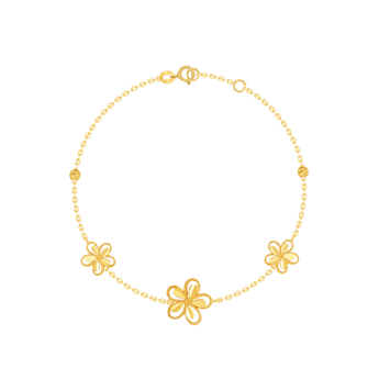 Anmol Floret 21k Gold Bracelet