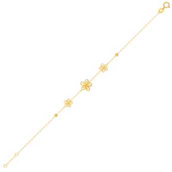Anmol Floret 21k Gold Bracelet