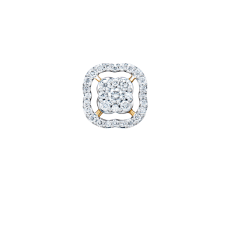 Ananya 18k Yellow Gold Diamond Necklace & Earrings Set  