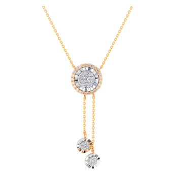 Ananya Diamond Necklace & Earring in 18K Gold