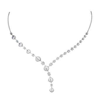 Ananya Diamond Necklace & Earring in 18K Gold
