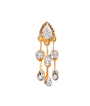 Ananya Diamond Necklace & Earring in 18K Gold