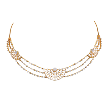 Ananya Diamond Necklace & Earring in 18K Gold