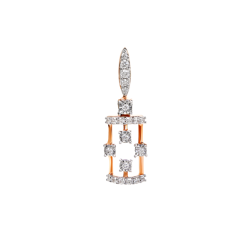 Ananya Diamond Necklace & Earring in 18K Gold