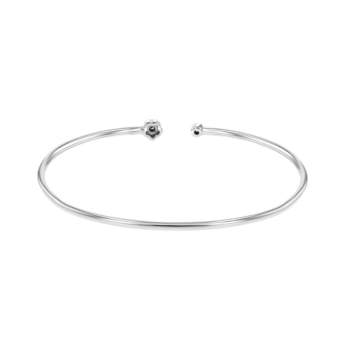 Children's Jewellery Ara Diamond Adjustable Bangle White Gold 