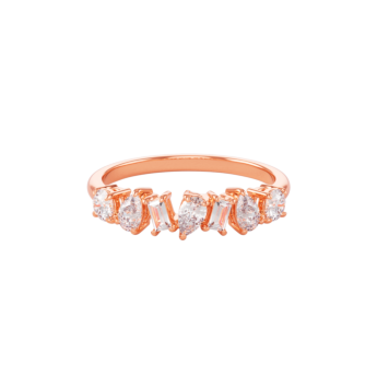 Aerial 18k Rose Gold Diamond Ring