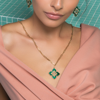 Roberto Coin Pendant Malachite Venetian Princess