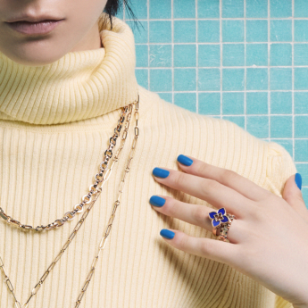 Roberto Coin Ring Lapis Venetian Princess