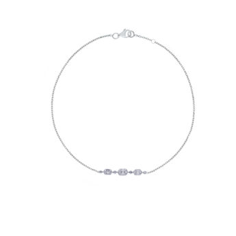 Palace Baguette 0.26 Carat Diamond Bracelet 18K White Gold 