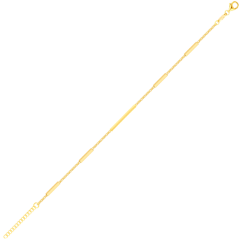 Classico Flame 18k Yellow Gold Bracelet