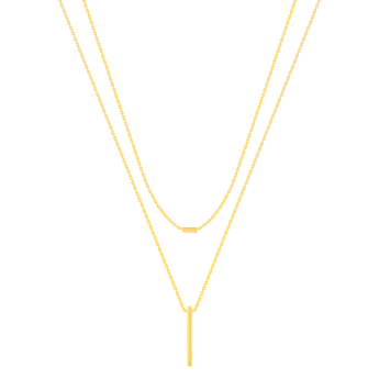 Classico Flame 18k Yellow Gold Necklace