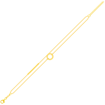 Classico Flame 18k Yellow Gold Bracelet