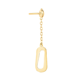 
أقراط كليبس من الذهب الأصفر