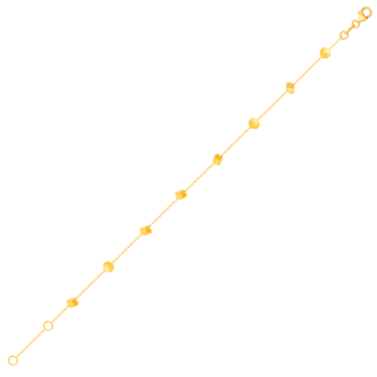 Cubes Bracelet 18K Yellow Gold 