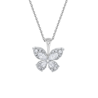 Flora Diamond Pendant Chain