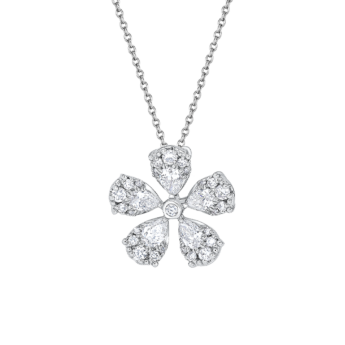 Flora Diamond Pendant Chain