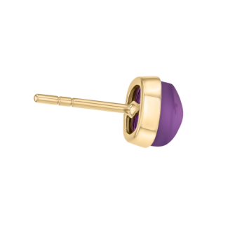 Drops 18K Yellow Gold and Amethyst Earrings