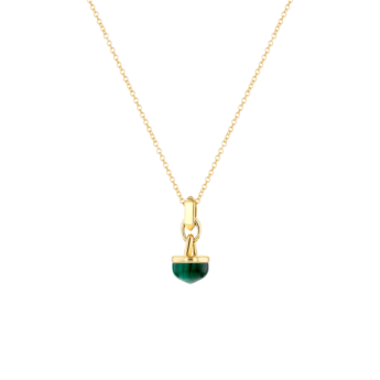 Dome Noble Malachite Necklace 