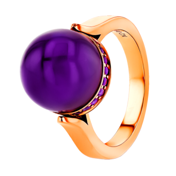 خاتم دوم النفيس مع حجر الجمشت