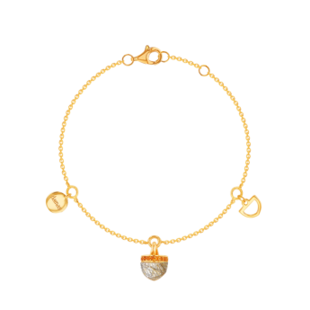 سوار دوم النفيس مع الحجر الذهبي والسترين