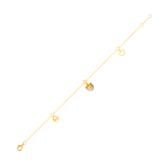 سوار دوم النفيس مع الحجر الذهبي والسترين