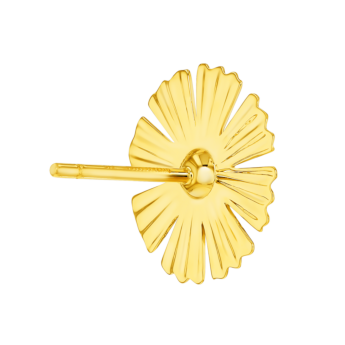 Farfasha Sunkiss Large Stud Earrings With Diamond in 18K Yellow Gold 