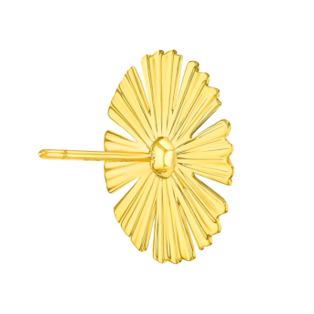 Farfasha Sunkiss أقراط متوسطة مرصعة بالألماس من الذهب الأصفر عيار 18 قيراطًا