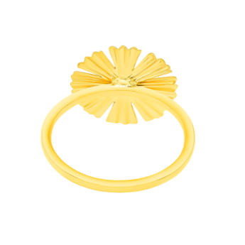 خاتم فرفشة سنكس كبير أفراج ديزي من الذهب الأصفر عيار 18 قيراط