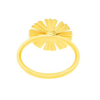 خاتم فرفشة سنكس كبير أفراج ديزي من الذهب الأصفر عيار 18 قيراط