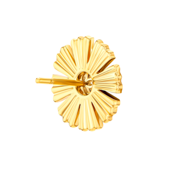 Farfasha Sunkiss Yellow Gold Earrings with Pearl, Mother of Pearl and Diamond