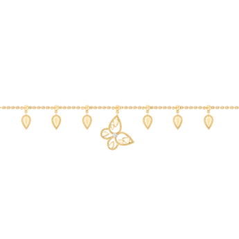 Farfasha Frou Frou Diamond Leaves and Butterfly  Bracelet