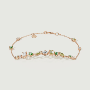 Fireworks Diamond and Precious Gem Bracelet in 18k Rose Gold