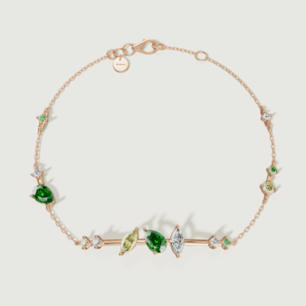 Fireworks Fiesta Diamond and Precious Gem Bracelet in 18k Rose Gold