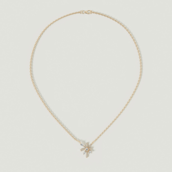 قلادة فايروركس سباركلز من الذهب الأصفر عيار 18 قيراط مرصعة بالألماس