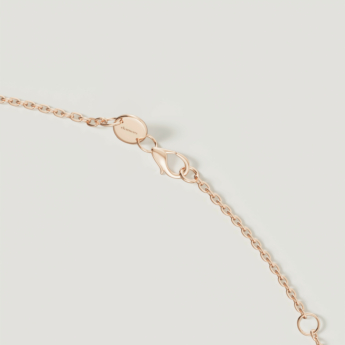 Fireworks Sparks Coloured Gemstones & Diamond Droplets Necklace 18K Rose Gold 