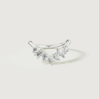 Fireworks Sparkles 18k White Gold Diamond Ring