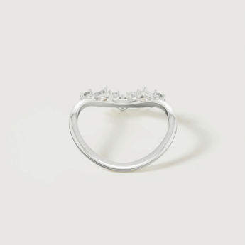 Fireworks Sparkles 18k White Gold Diamond Ring