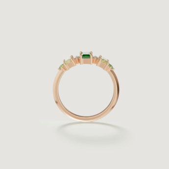 Fireworks Fiesta Diamond and Precious Gem Ring in 18k Rose Gold