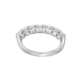 خاتم بسوار عريض مفتوح من الألماس المزروع في المختبر من مجموعة غايا إترنيتي 1,4 قيراطًا من الذهب الأبيض 18 قيراطًا