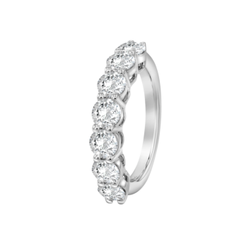 Gaia Eternity 2.45 Carat Lab-Grown Diamond Half Band 18K White Gold