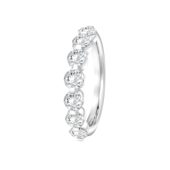 Gaia Eternity 1.4 Carat Lab-Grown Diamond Half Band 18K White Gold