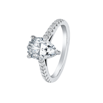 Gaia Revelation 18k White Gold Diamond Ring
