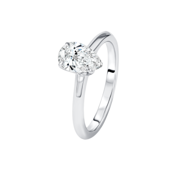 Gaia Brilliant Diamond Ring in 18k White Gold