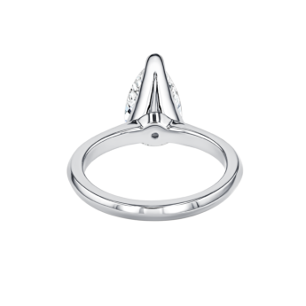 Gaia Brilliant Diamond Ring in 18k White Gold