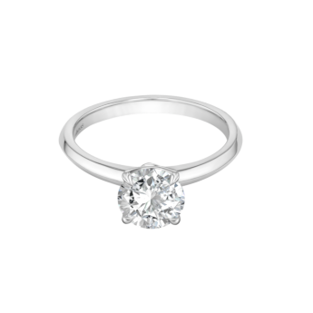 Gaia Brilliant 1.5 Carat Lab-Grown Diamond EngagementRing 18K White Gold 