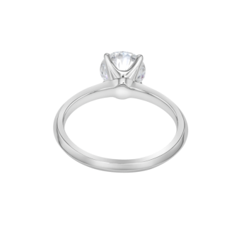 Gaia Brilliant 1.5 Carat Lab-Grown Diamond EngagementRing 18K White Gold 